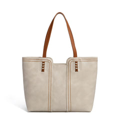 Large Retro Shoulder Bag PU Leather High Female Handbag