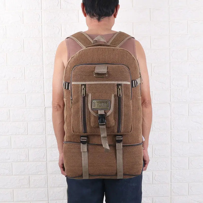 Large Capacity Rucksack Man Travel Bag Mountaineering Backpack