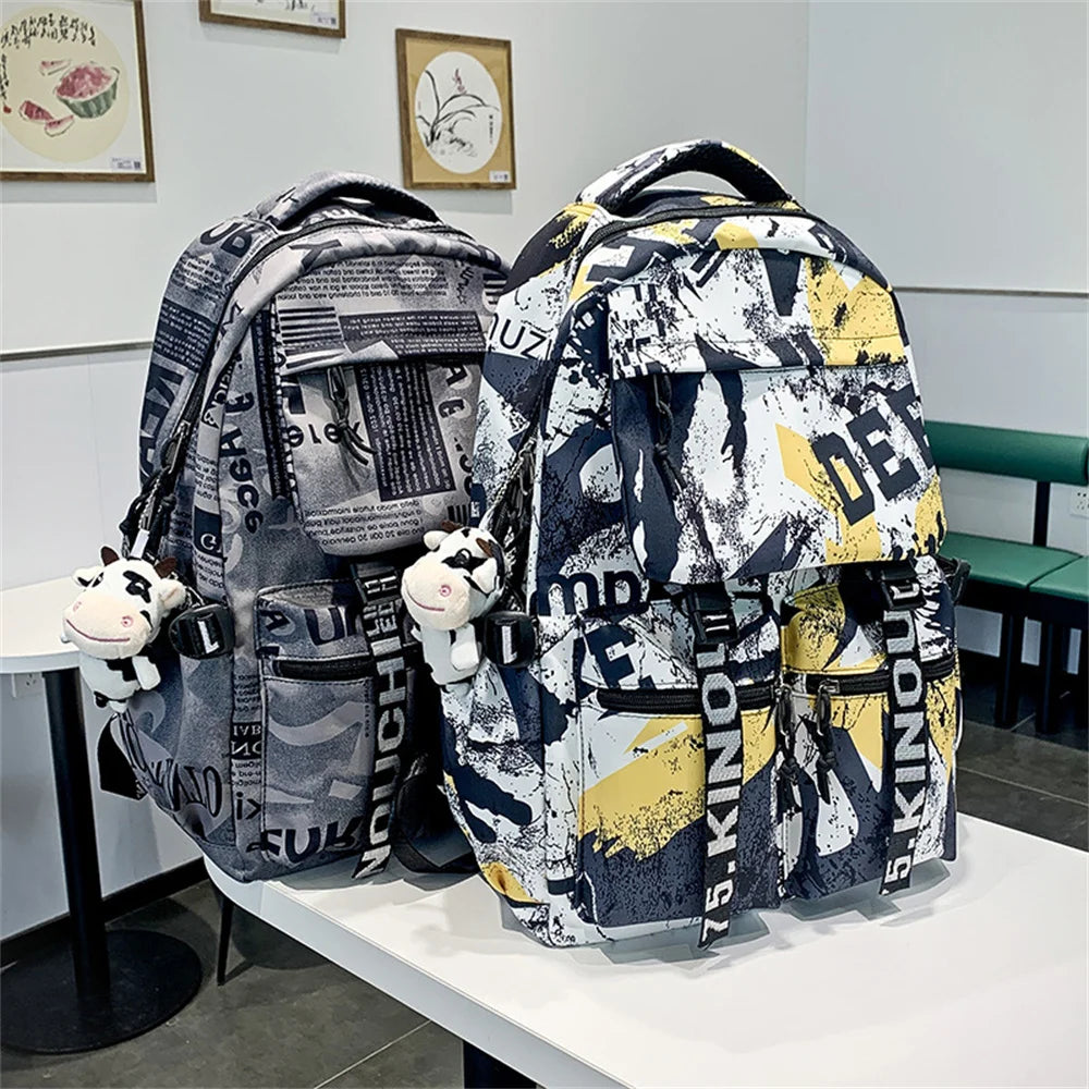 Anime School Backpack Bag Large Capacity Japanese Travel Bag Teenager