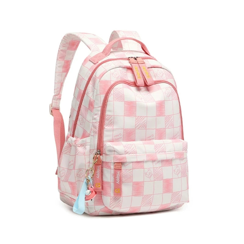 Large Capacity School Backpack Teen Girls Laptop Travel Bag