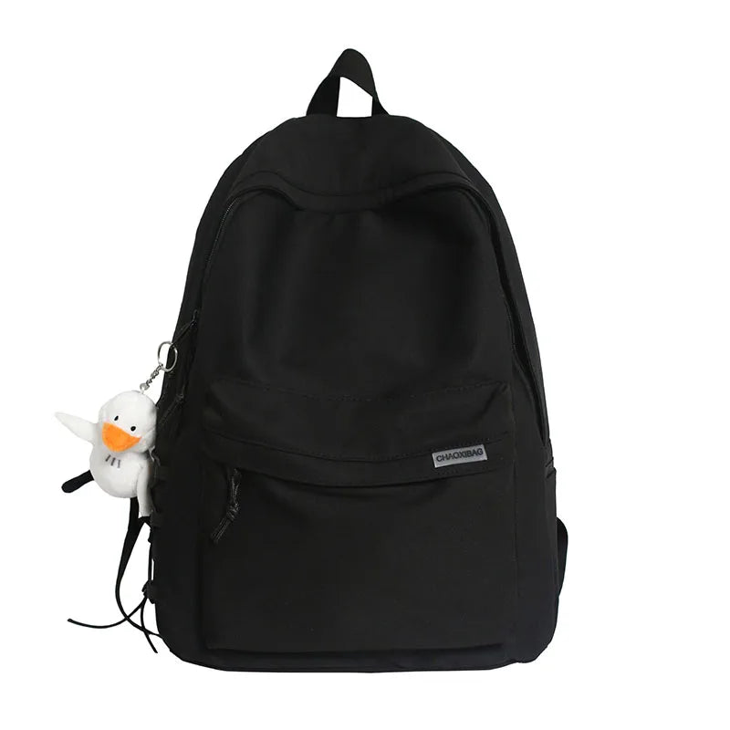 Large School Backpack for Teenagers Waterproof Nylon Travel Bag