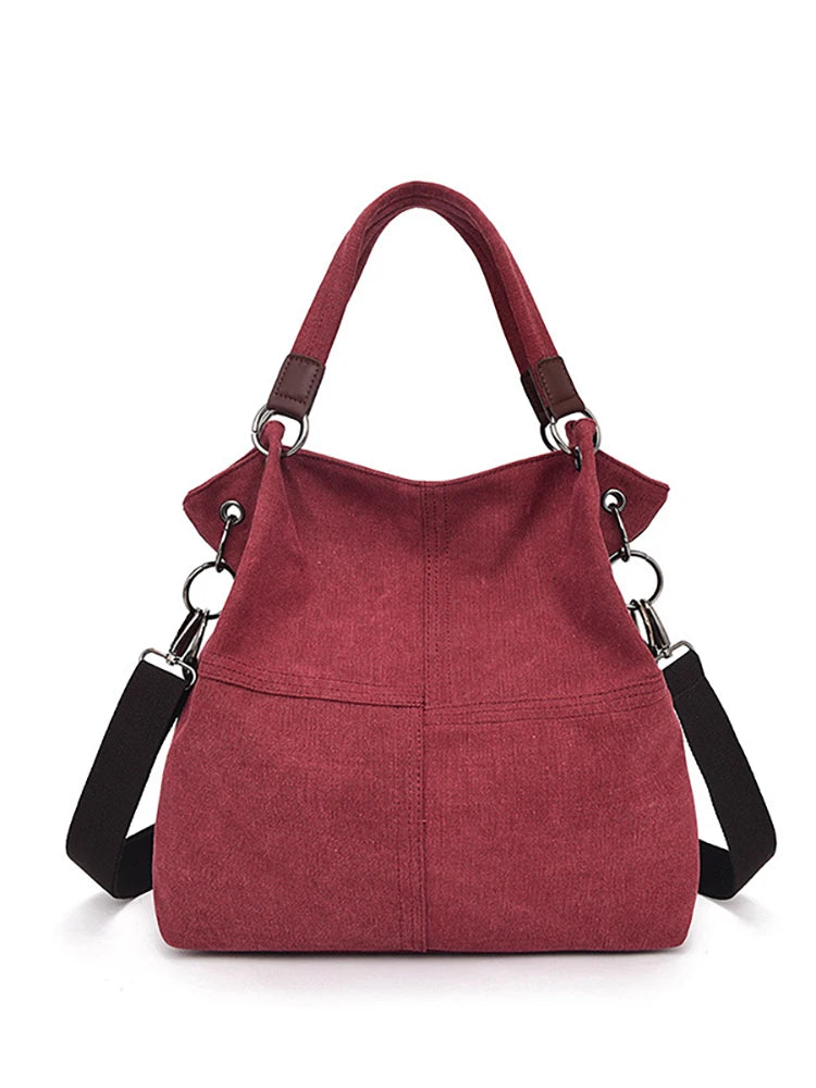 Large Capacity Canvas Shopper Tote Bags for Women