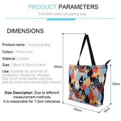 Large Capacity Shopping Bag Lightweight Canvas Bag