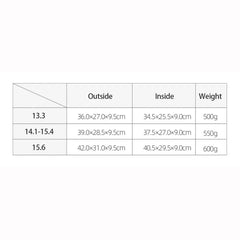Large Capacity Waterproof Notebook Bag Sleeve 13.3 14.1 15.6 Inch Laptop Case