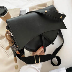 Large Capacity Shoulder Bags For Women Flap Tote Bags Crossbody Pack Leather