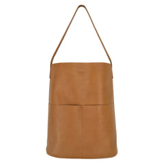 Large Capacity Shoulder Bags Women Side Pockets PU Leather Travel Handbags
