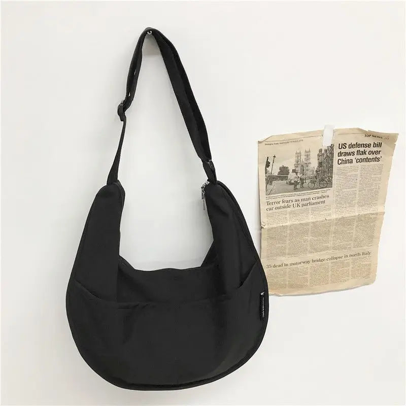 Large Capacity Shoulder Bag Oxford Cloth Dumpling Bag