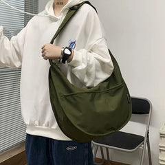 Large Capacity Shoulder Bag Oxford Cloth Dumpling Bag