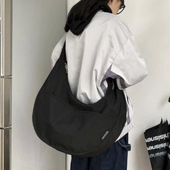 Large Capacity Shoulder Bag Oxford Cloth Dumpling Bag