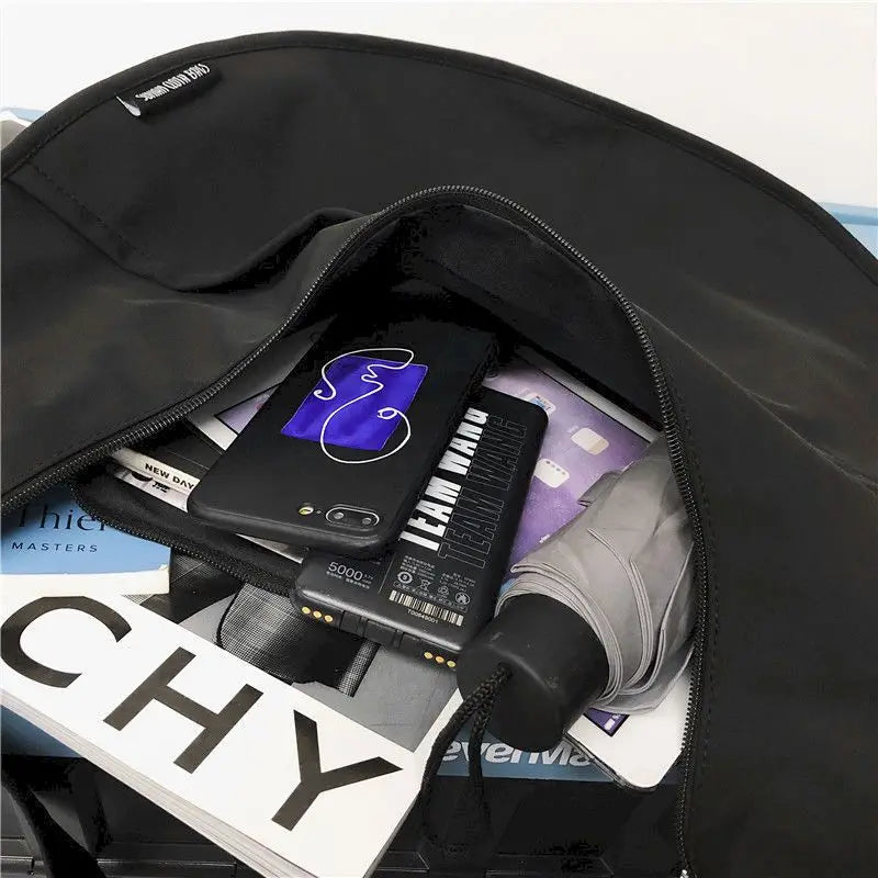 Large Capacity Shoulder Bag Oxford Cloth Dumpling Bag