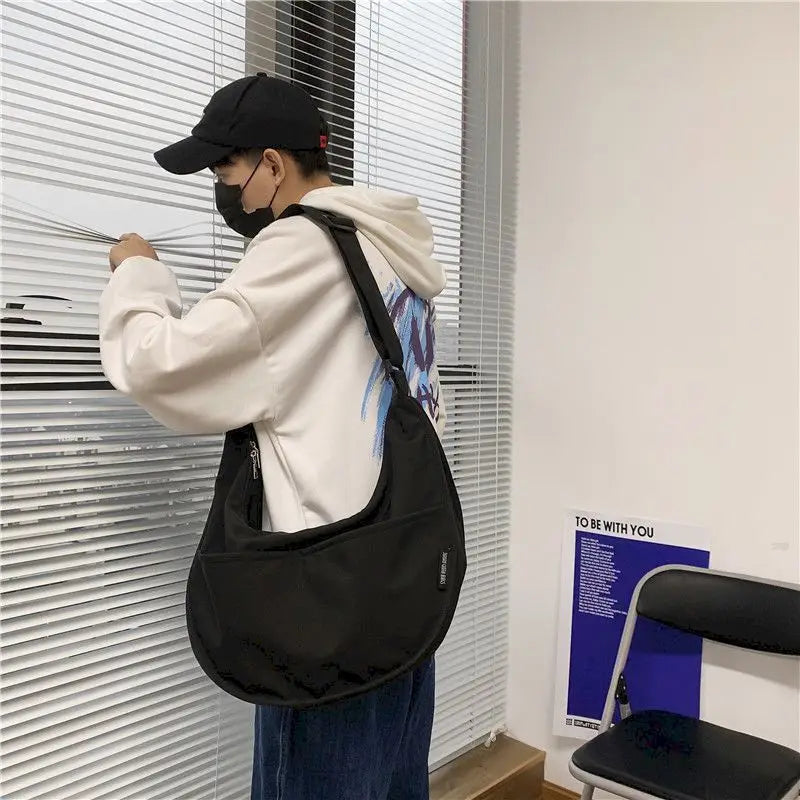 Large Capacity Shoulder Bag Oxford Cloth Dumpling Bag