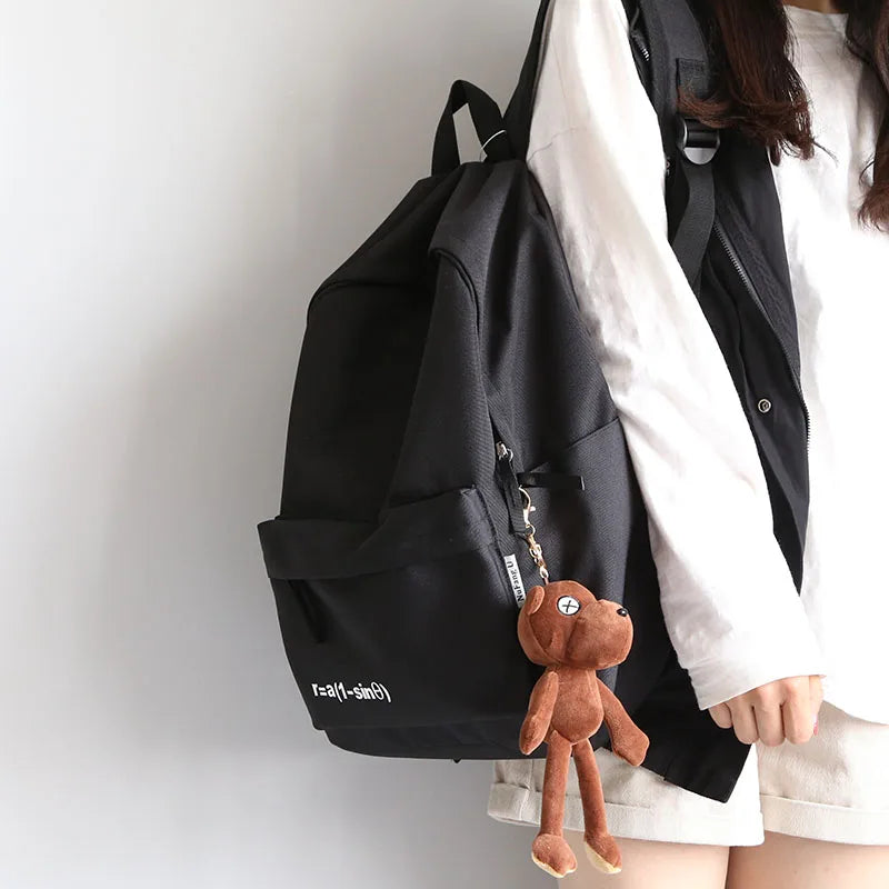 Large Capacity Schoolbag Middle School Student Backpack Male Female