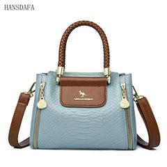 Large Capacity Soft Leather Shoulder Crossbody Bags for Women