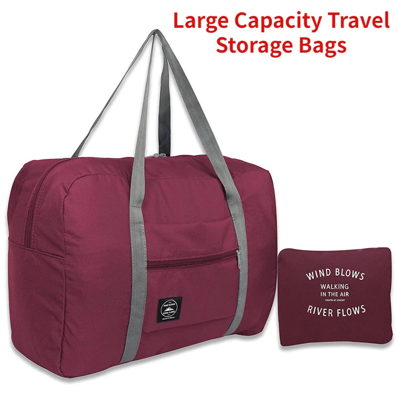 Large Capacity Travel Bag Clothes Organizers Unisex