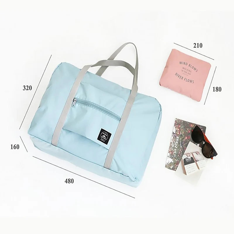 Large Capacity Foldable Travel Bag Clothes Organizers Unisex Luggage