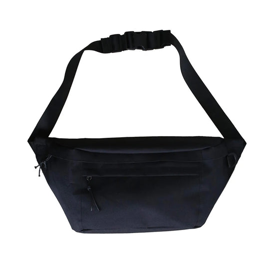 Canvas Fanny Pack Crossbody Bag Large Capacity Storage Waist Bag