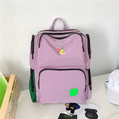 Large Capacity Student School Bag Hit Travel Daypacks Multi-pocket