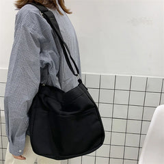 Canvas Shoulder Bag Large Capacity Female Handbag Crossbody Satchel