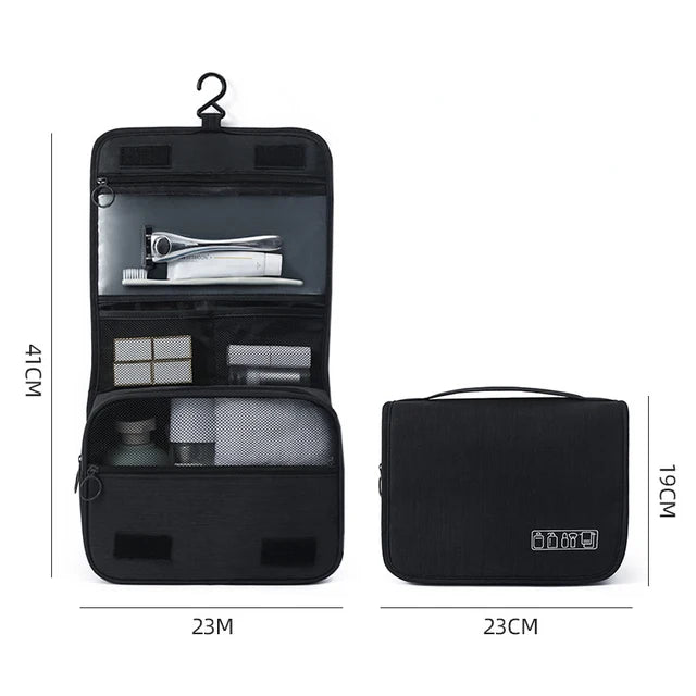 Large Capacity Women's Travel Toiletries Wash Bag Waterproof Makeup Organizer