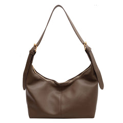 Large Tote Bag Solid Vintage Shoulder Handbag for Women