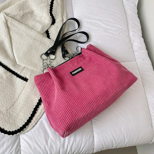Large Capacity Tote Bag Canvas Handbag Eco Friendly Women Shoulder Bag