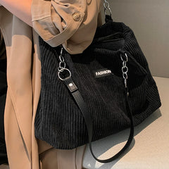 Large Capacity Tote Bag Canvas Handbag Eco Friendly Women Shoulder Bag