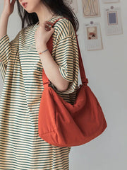 Large Tote Bag Soft Nylon Women's Handbag Shoulder Crossbody Shopper