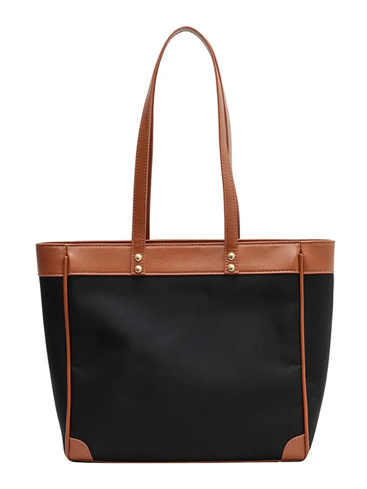 Large Capacity Women's Tote Bag Casual Shopper Underarm Shoulder Bag