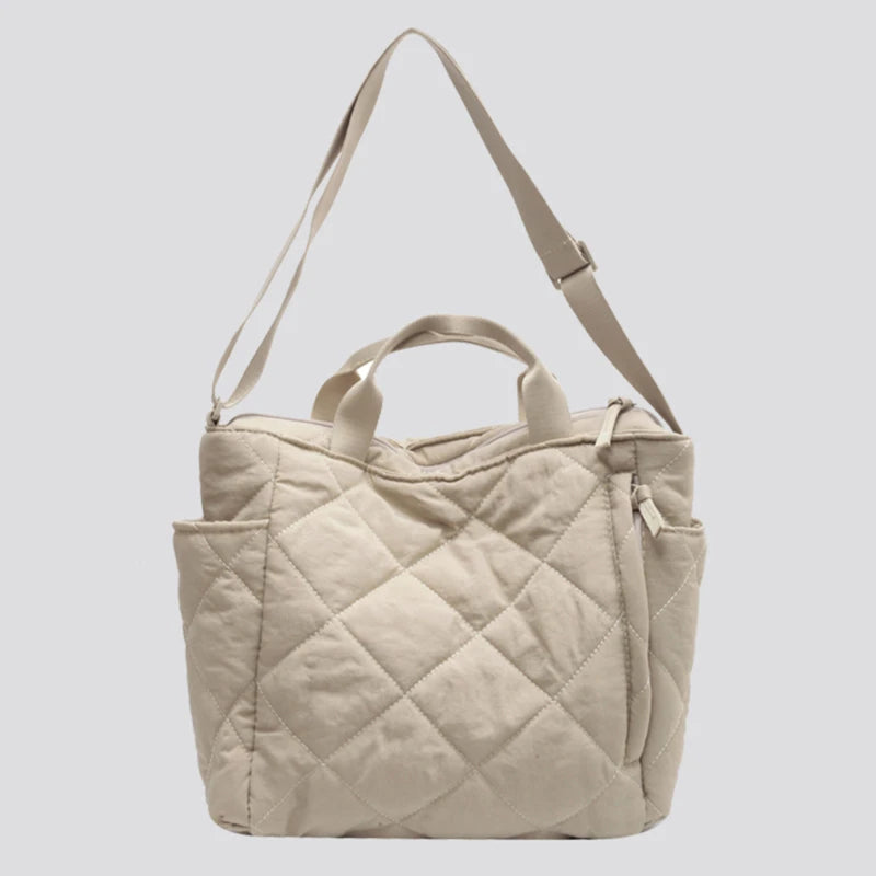 Large Capacity Tote Bags for Women Shoulder Side Bag Space Cotton