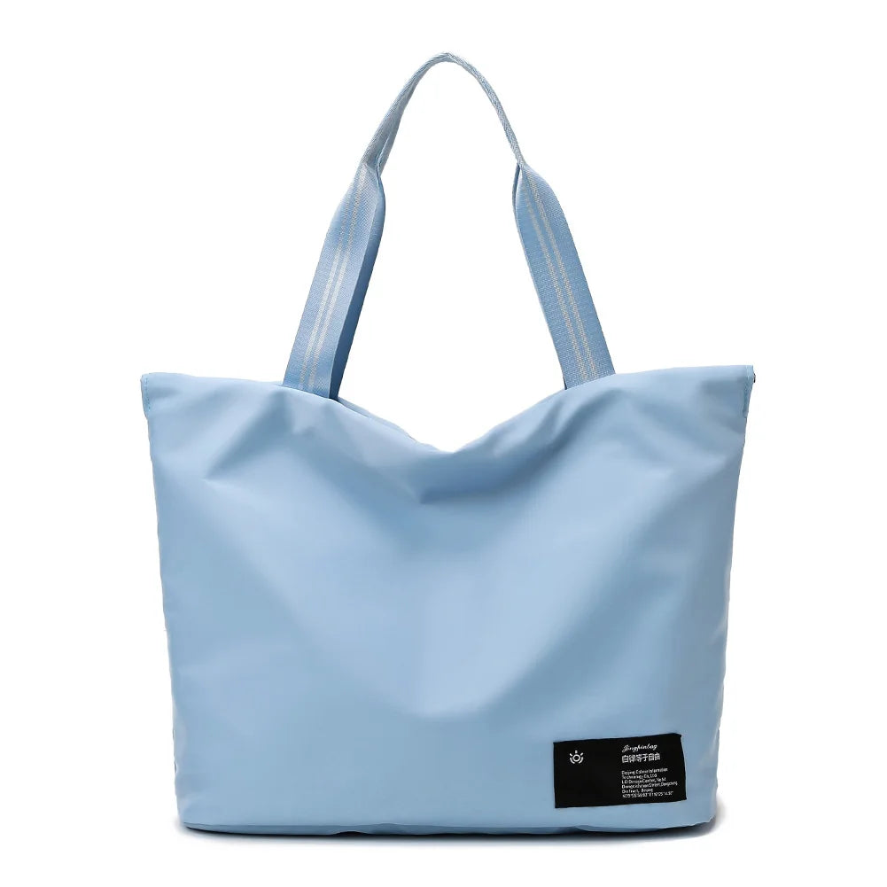 Large Capacity Travel Bag Drawstring Women Fitness Bag Waterproof Yoga Exercise
