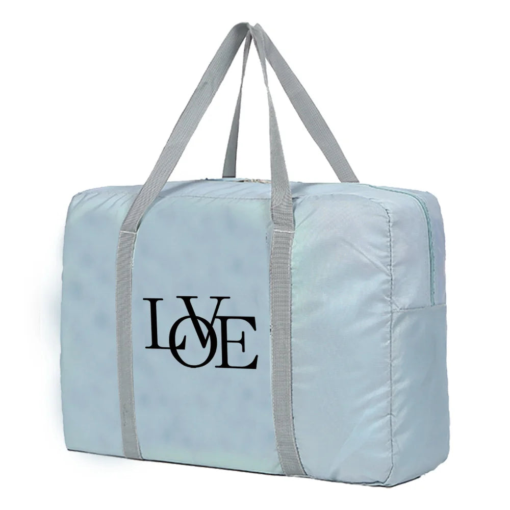 Large Capacity Travel Bag Organizer Hand Luggage Tote Clothes Storage