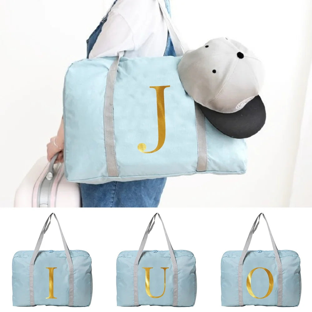 Large Capacity Travel Bag Hand Luggage Tote for Lady Weekend Organizer