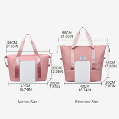 Large Capacity Travel Bag Lightweight Waterproof Oxford Cloth Travel Bag