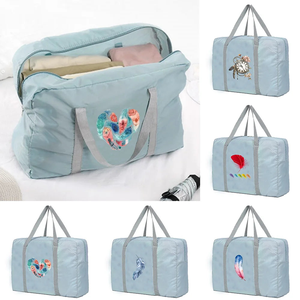 Large Capacity Travel Bag Unisex Organizers Foldable Luggage Handbags Duffle Car