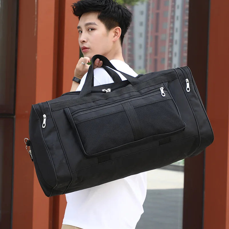 Large Capacity Travel Bags For Man Multifunction Unisex Luggage Bag