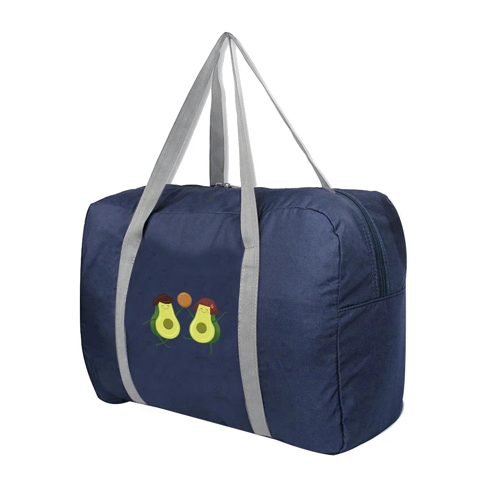Large Capacity Travel Bag Avocado Print