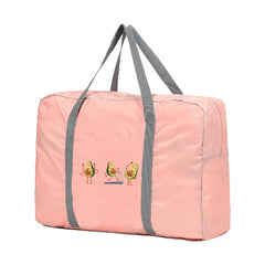 Large Capacity Travel Bag Men Women Avocado Print Storage Handbag