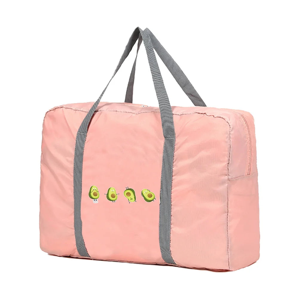 Large Capacity Travel Bags Men Women Storage Luggage Handbag Avocado Print