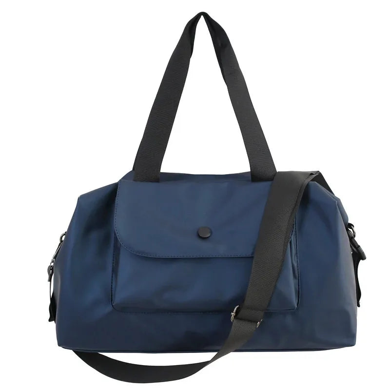 Large Capacity Nylon Totes Bag Solid Storage Street Messenger Handbag