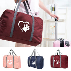 Large Capacity Travel Tote Bag Women Foldable Luggage Organizer Handbag Duffle B