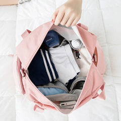 Large Capacity Travel Tote Folding Weekender Duffle Bag