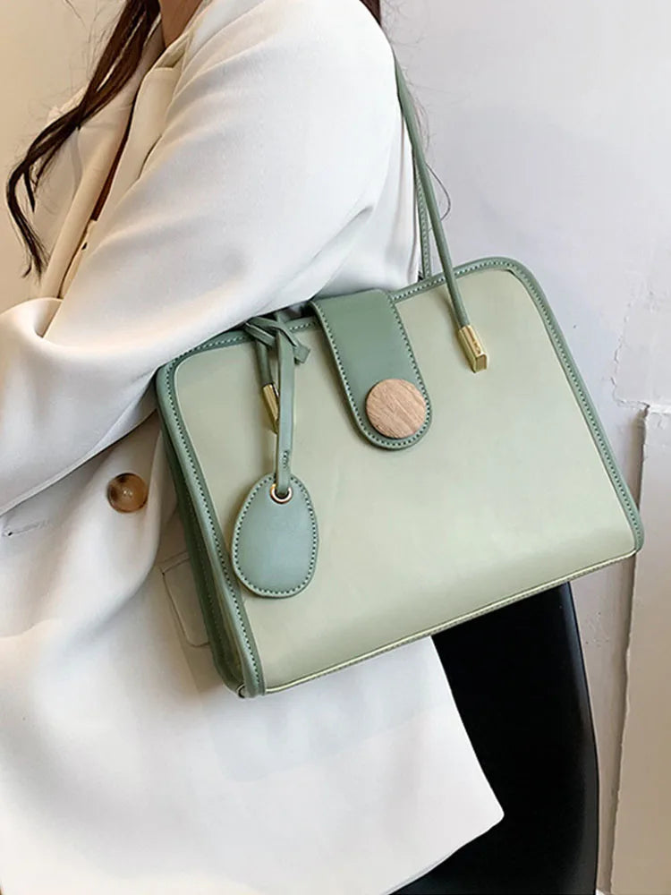Large Capacity Underarm Bags for Women Pu Leather Tote Women's Bag