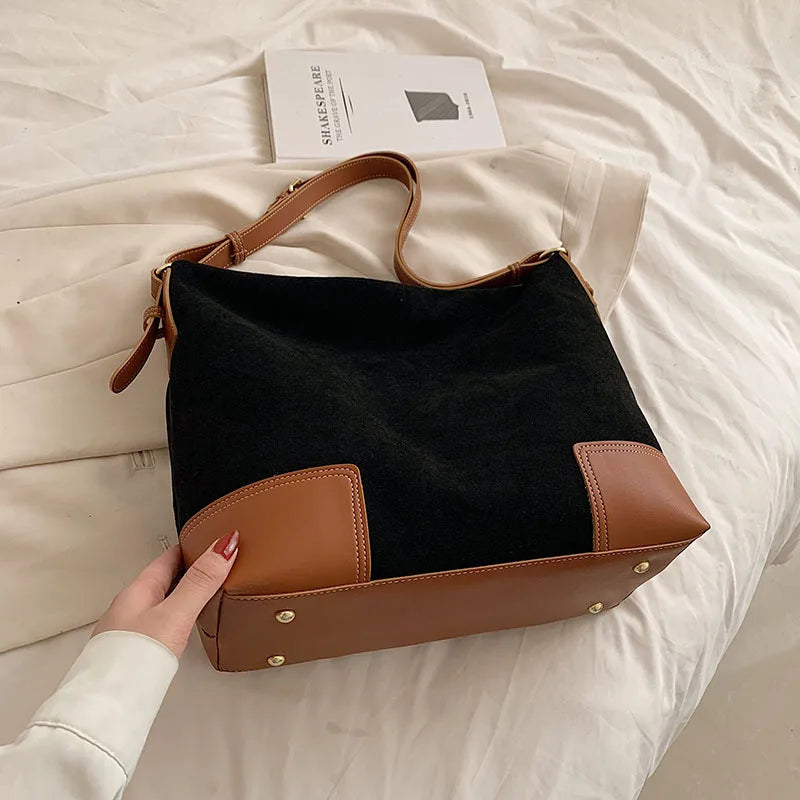 Large Capacity Women's Shoulder Bag Handbags Pu Leather Crossbody Bags