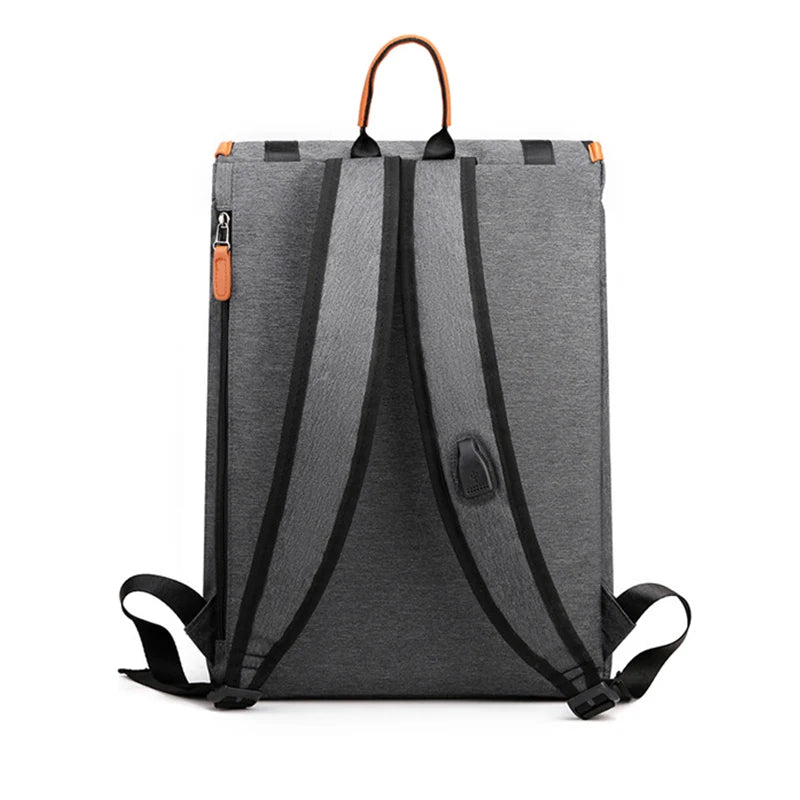 Large Capacity USB Charging Backpack Men Business Laptop Bag Student School Bag