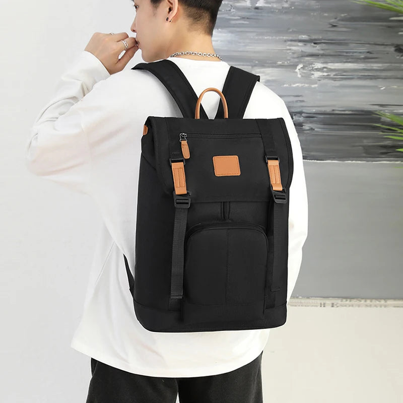 Large Capacity USB Charging Backpack Men Business Laptop Bag Student School Bag