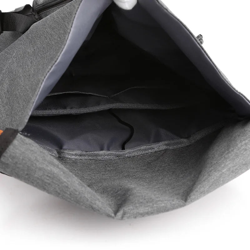 Large Capacity USB Charging Backpack Men Business Laptop Bag Student School Bag
