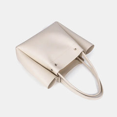 Large Capacity PU Leather Women's Tote Bag