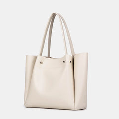 Large Capacity PU Leather Women's Tote Bag