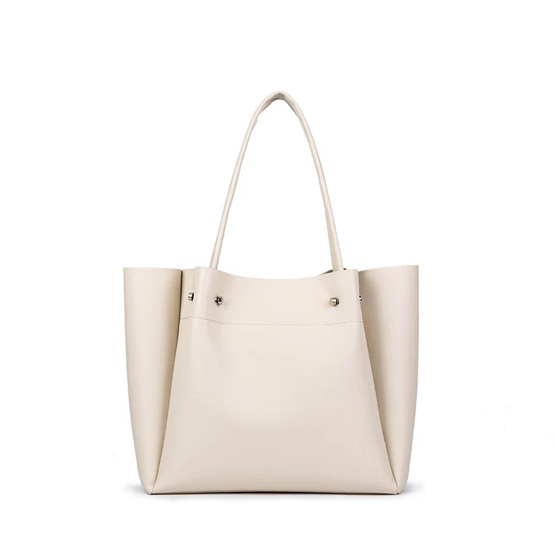 Large Capacity PU Leather Women's Tote Bag
