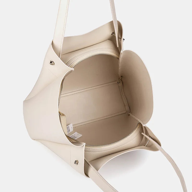 Large Capacity PU Leather Women's Tote Bag